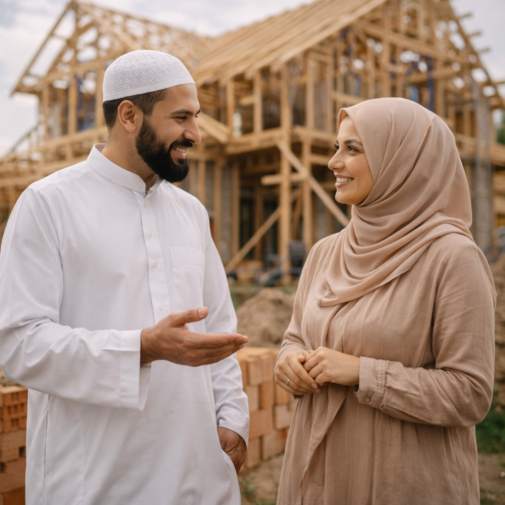 Illustration premium autour de la finance islamique